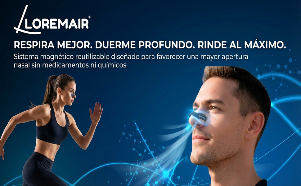 Respira mejor con LOREMAIR - Ideal para deporte y descanso